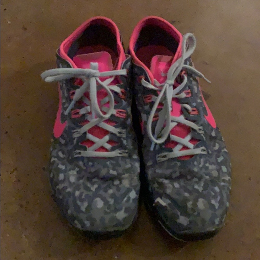Cheetah Print Nike Shoes